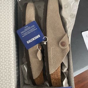 Birkenstock Boston Taupe 40 9 or 9.5